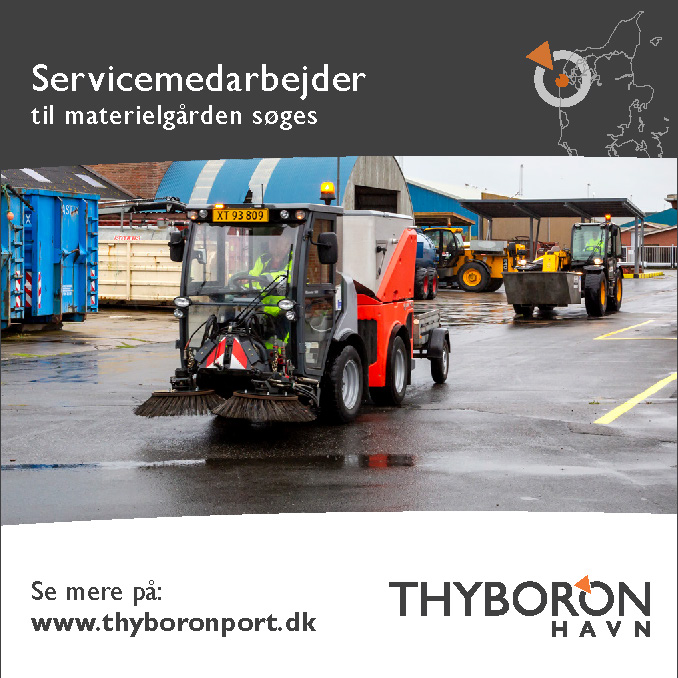 Stillingsannonce 86X86mm Servicemedarbejder 2024