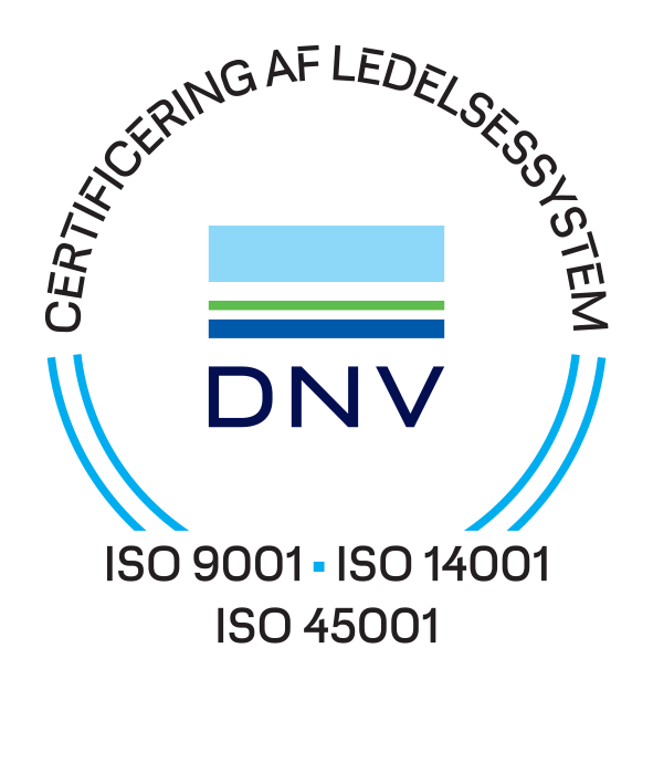 DNV DK ISO 9001 ISO 14001 ISO 45001 Col